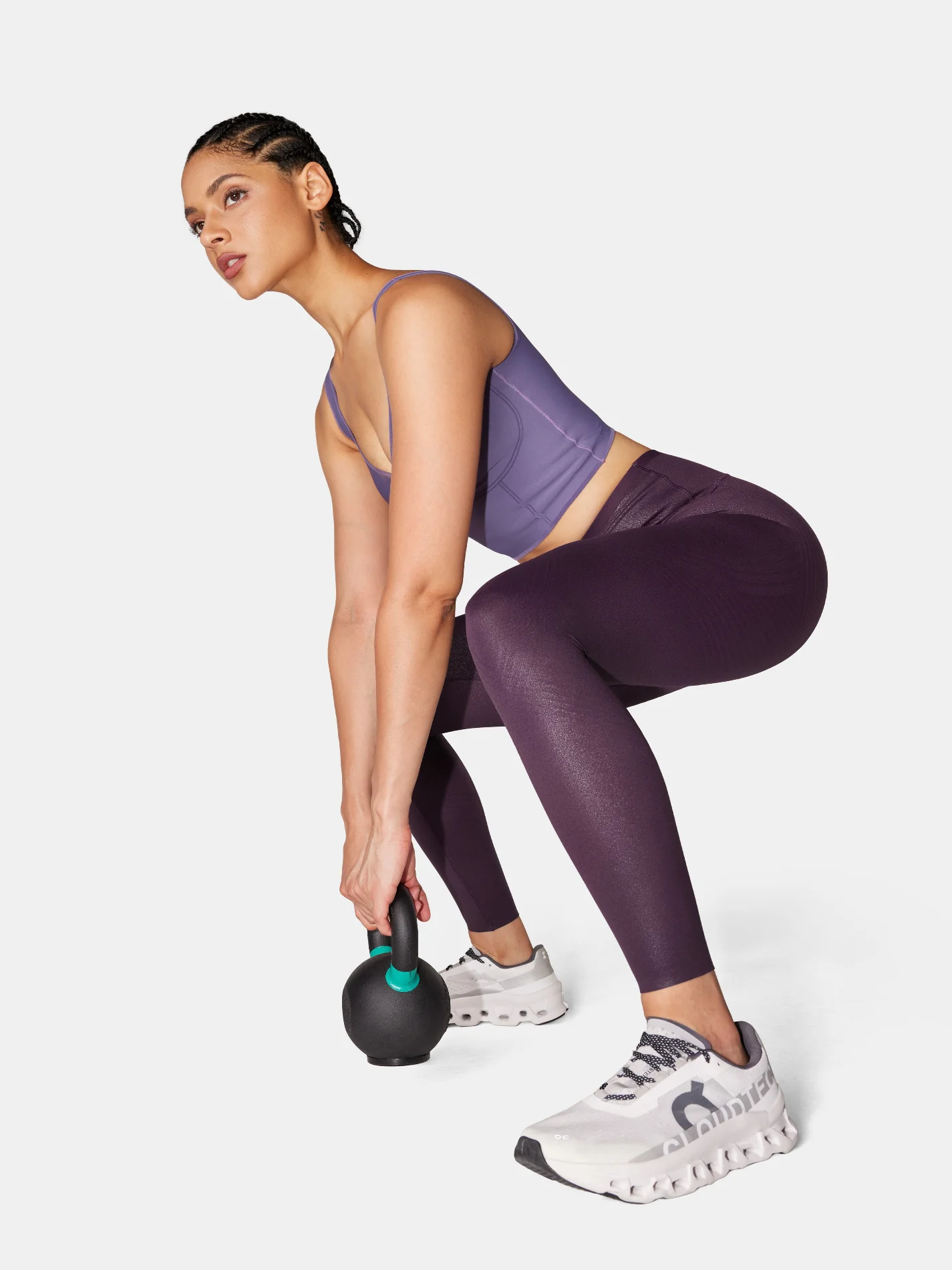 Body Sculpt Faux Leather Leggings (Reversible Wear) - Image 38