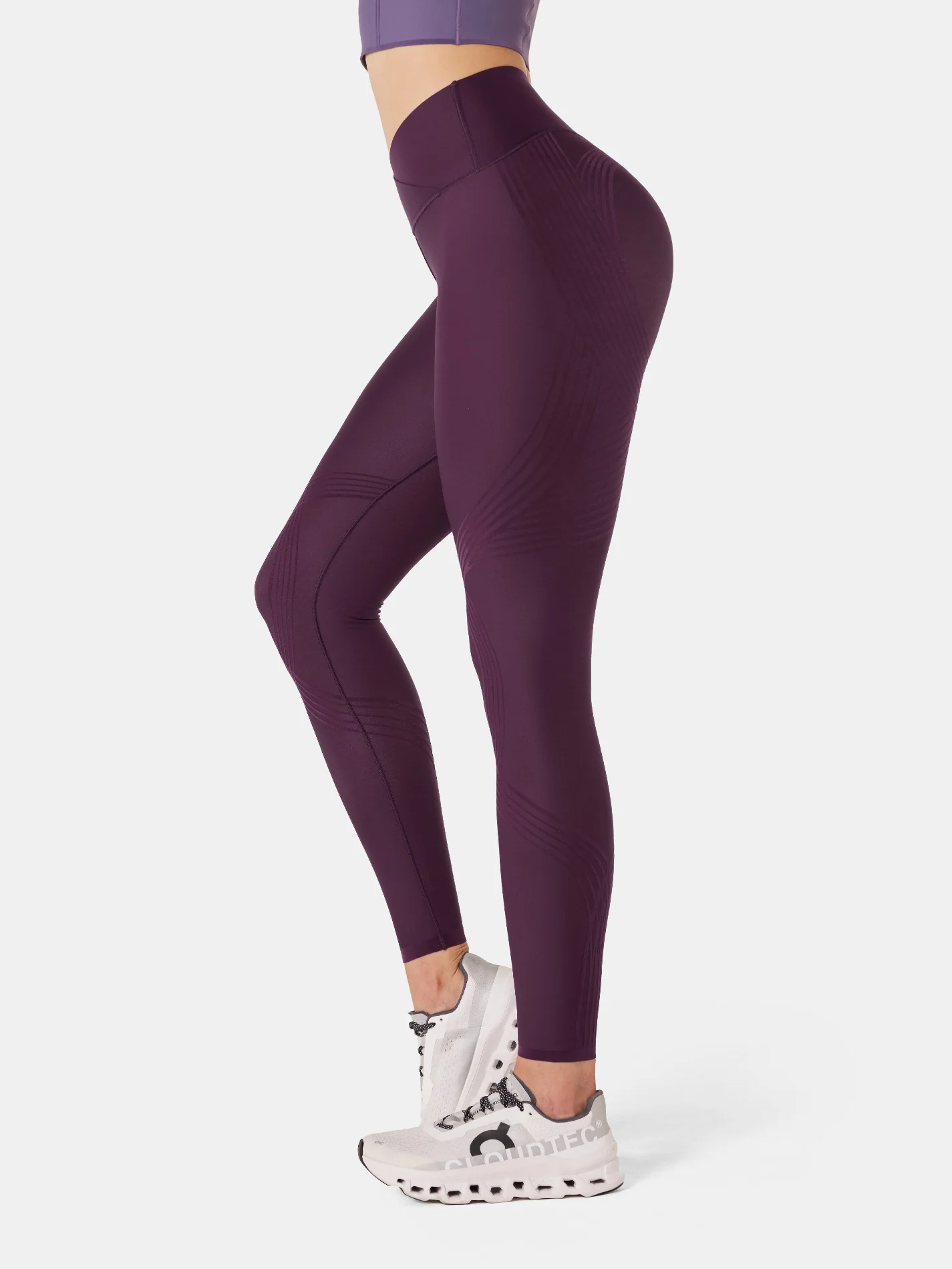 Body Sculpt Faux Leather Leggings (Reversible Wear) - Image 40