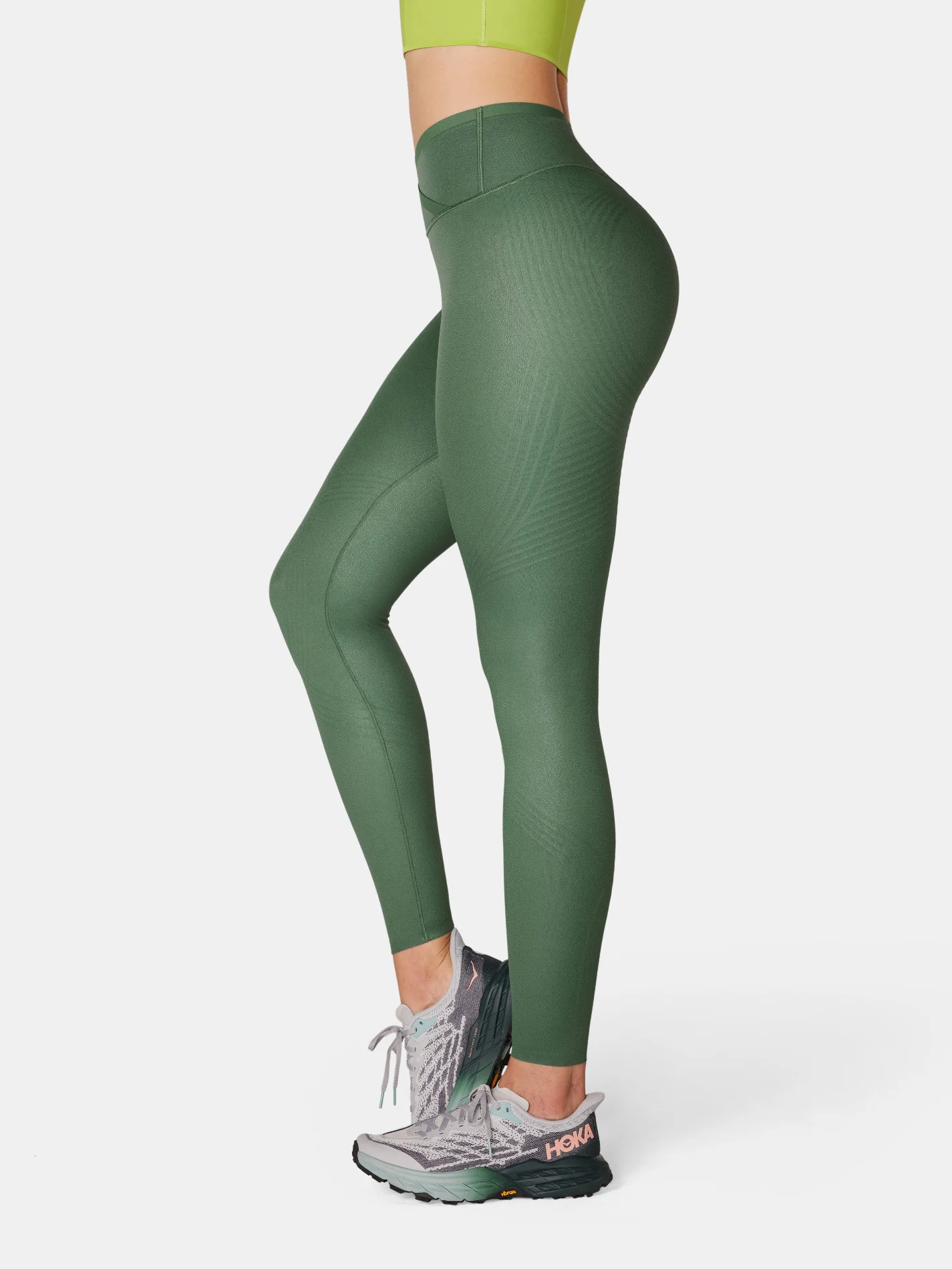 Body Sculpt Faux Leather Leggings (Reversible Wear) - Image 68