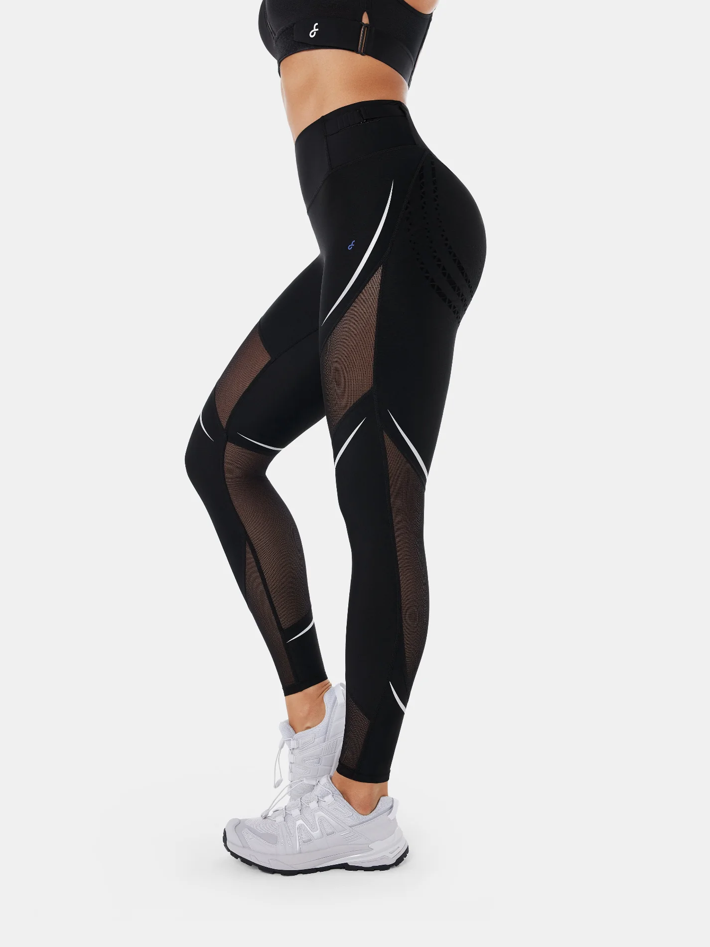 Body Sculpt Mesh Leggings - Image 3