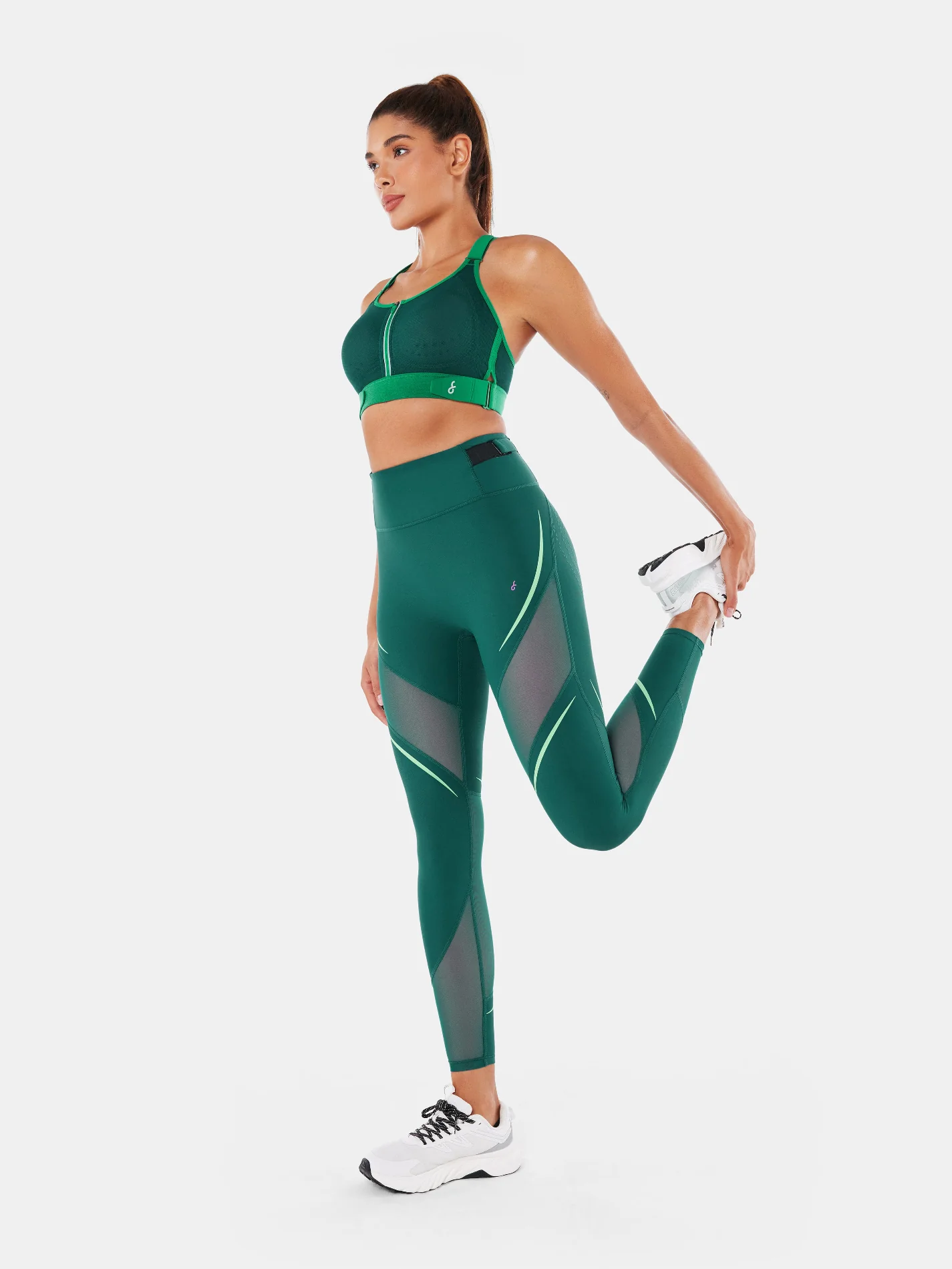 Body Sculpt Mesh Leggings - Image 5