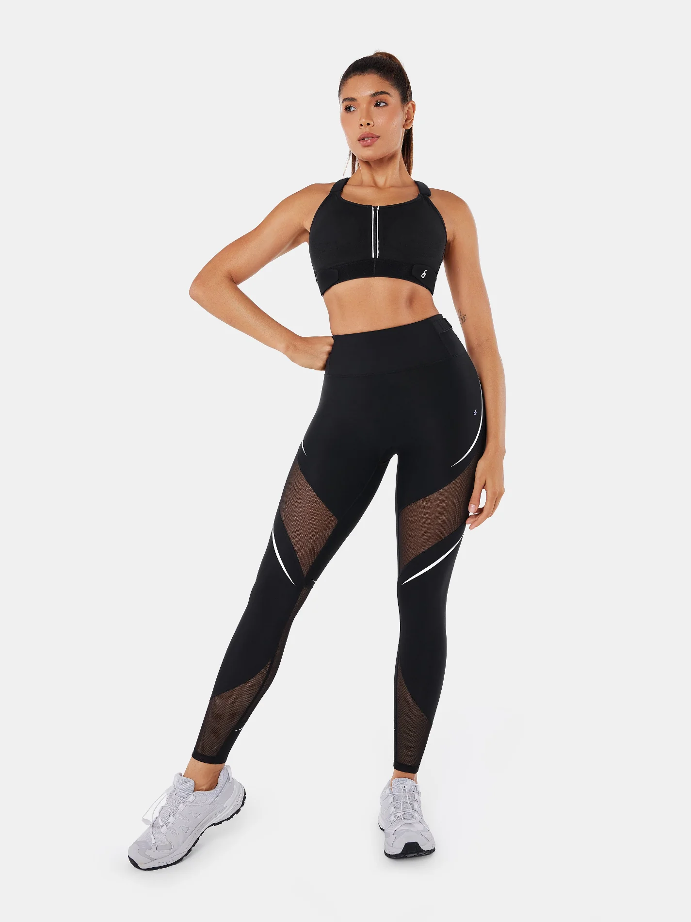 Body Sculpt Mesh Leggings - Image 8