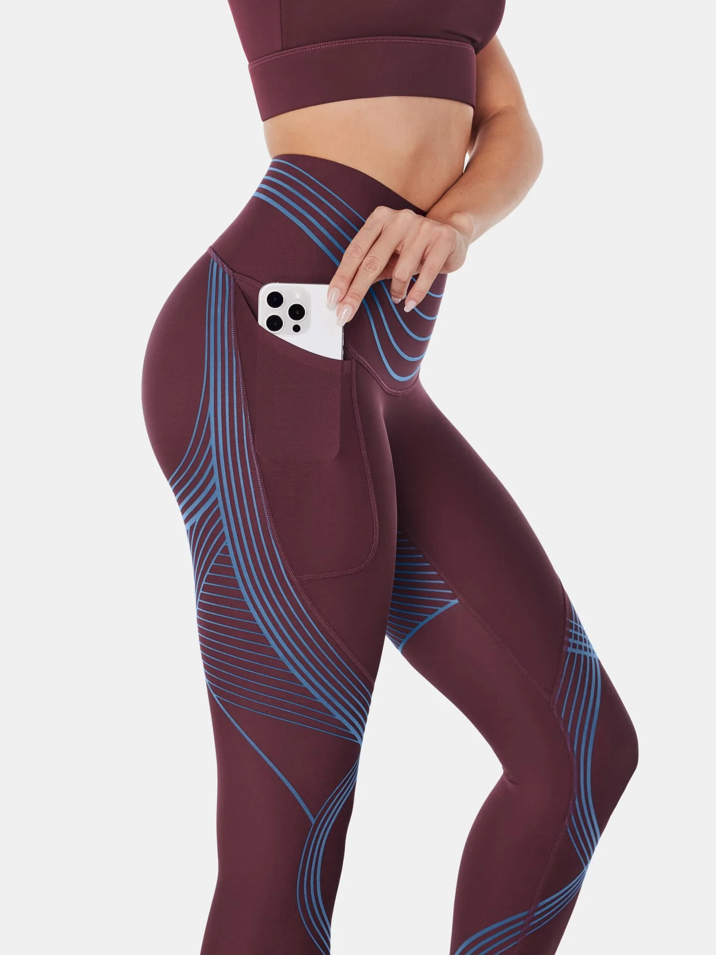 Body Sculpt Side Pocket Leggings 2.0 (Reversible Wear) - Image 12
