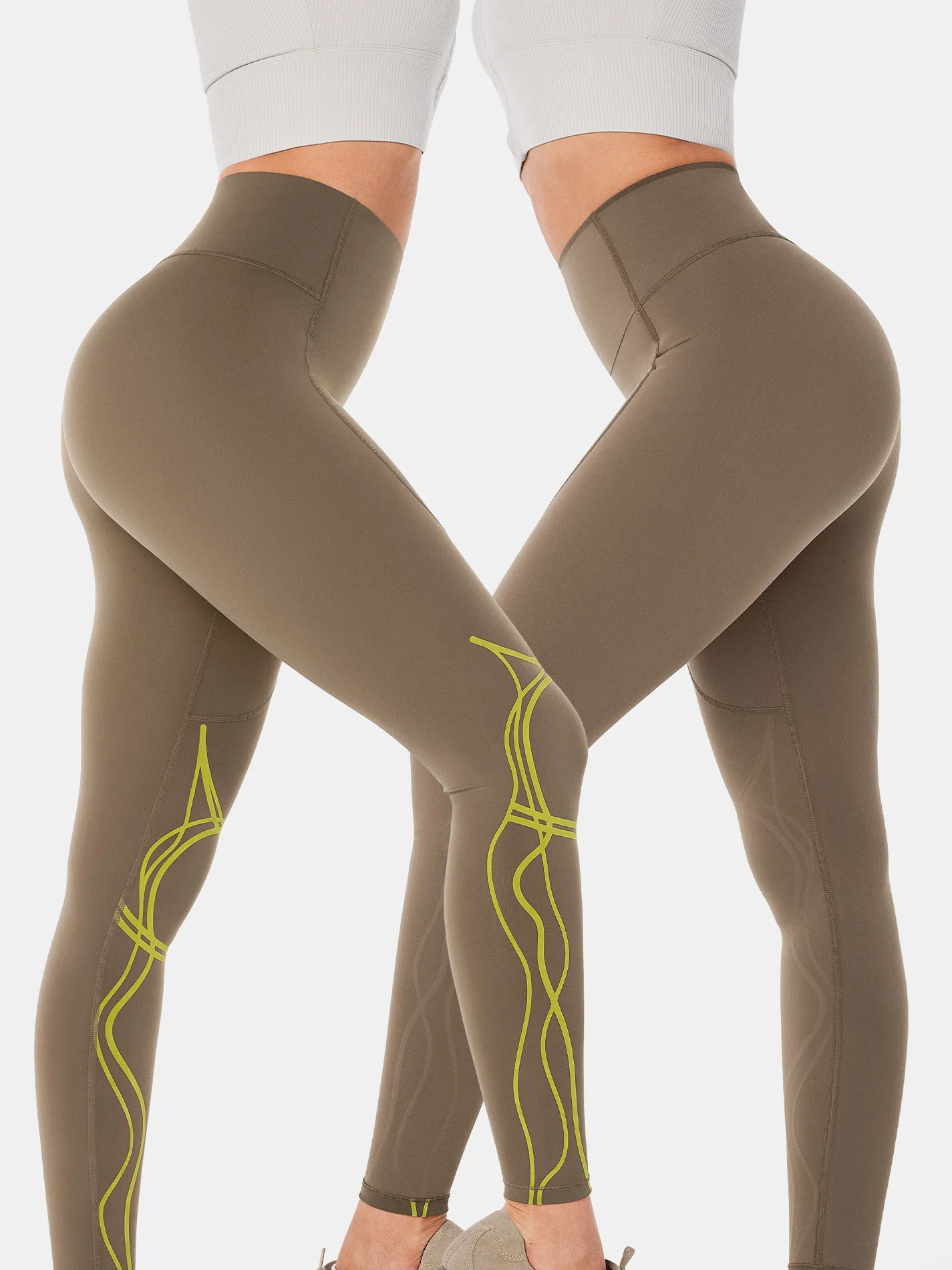Body Sculpt Two Way Temp Leggings (Reversible Wear) - Image 19