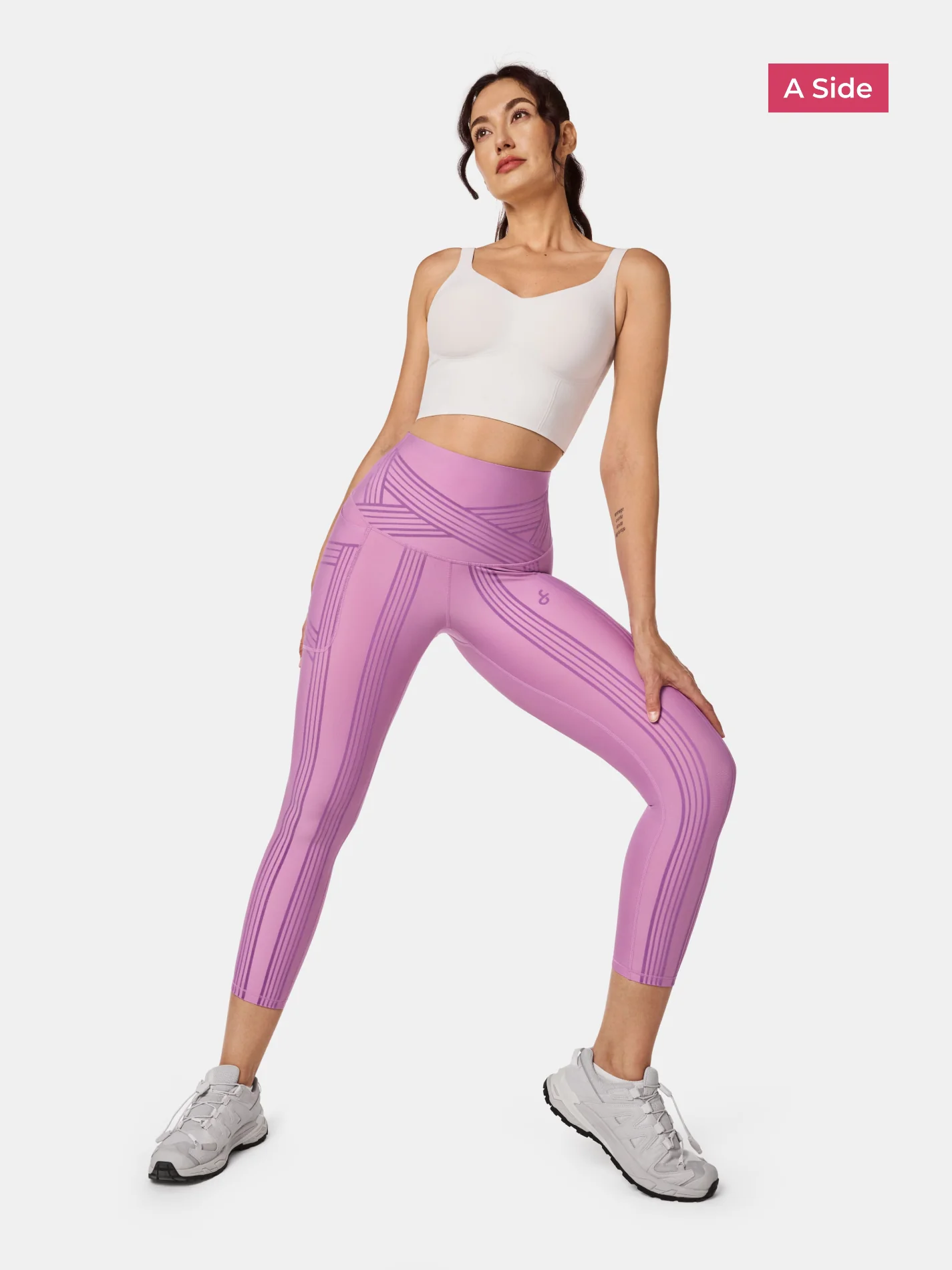 PowerBand Resistance 7/8 Leggings (Reversible Wear) - Image 32