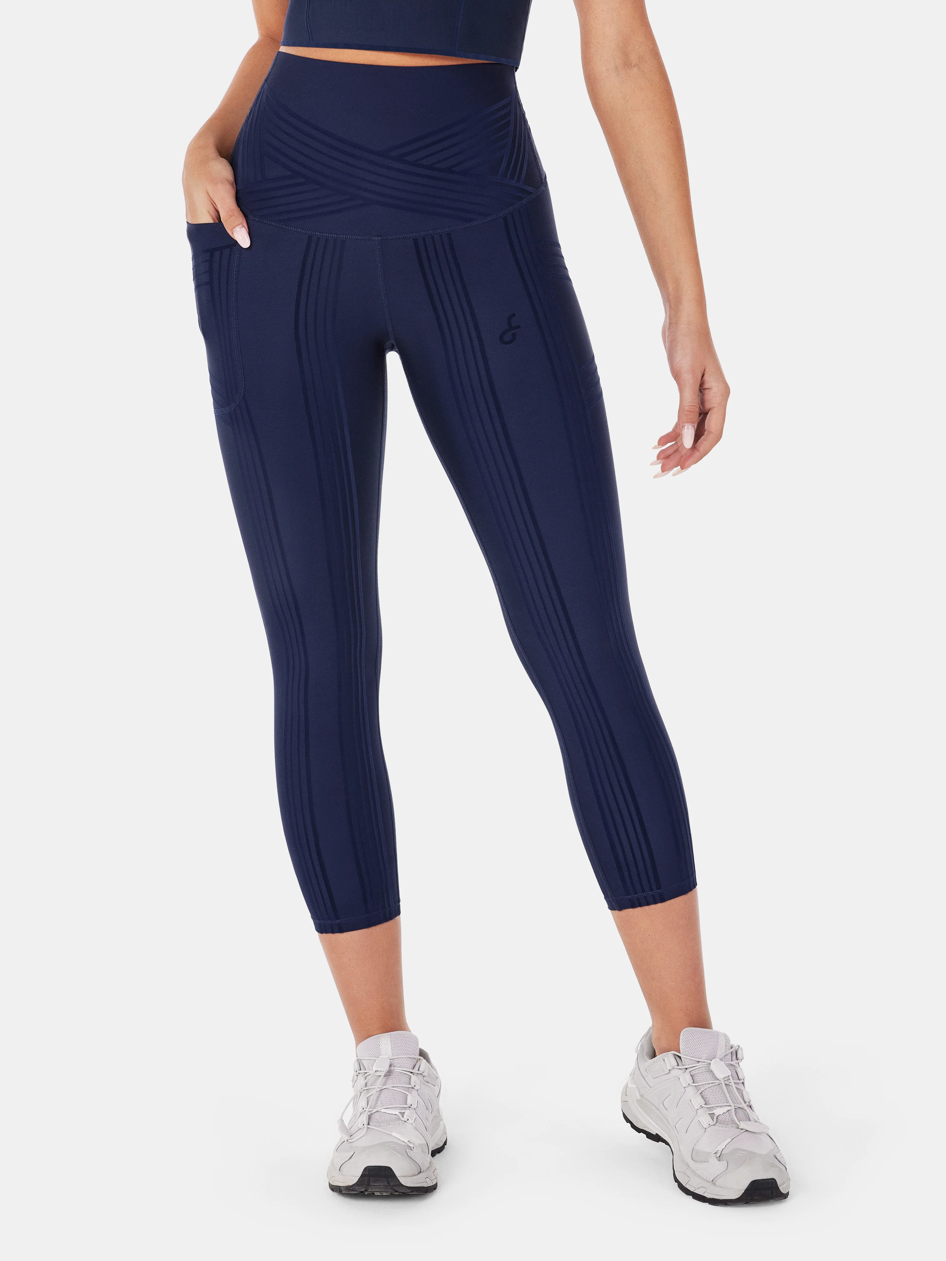 PowerBand Resistance 7/8 Leggings (Reversible Wear) - Image 55