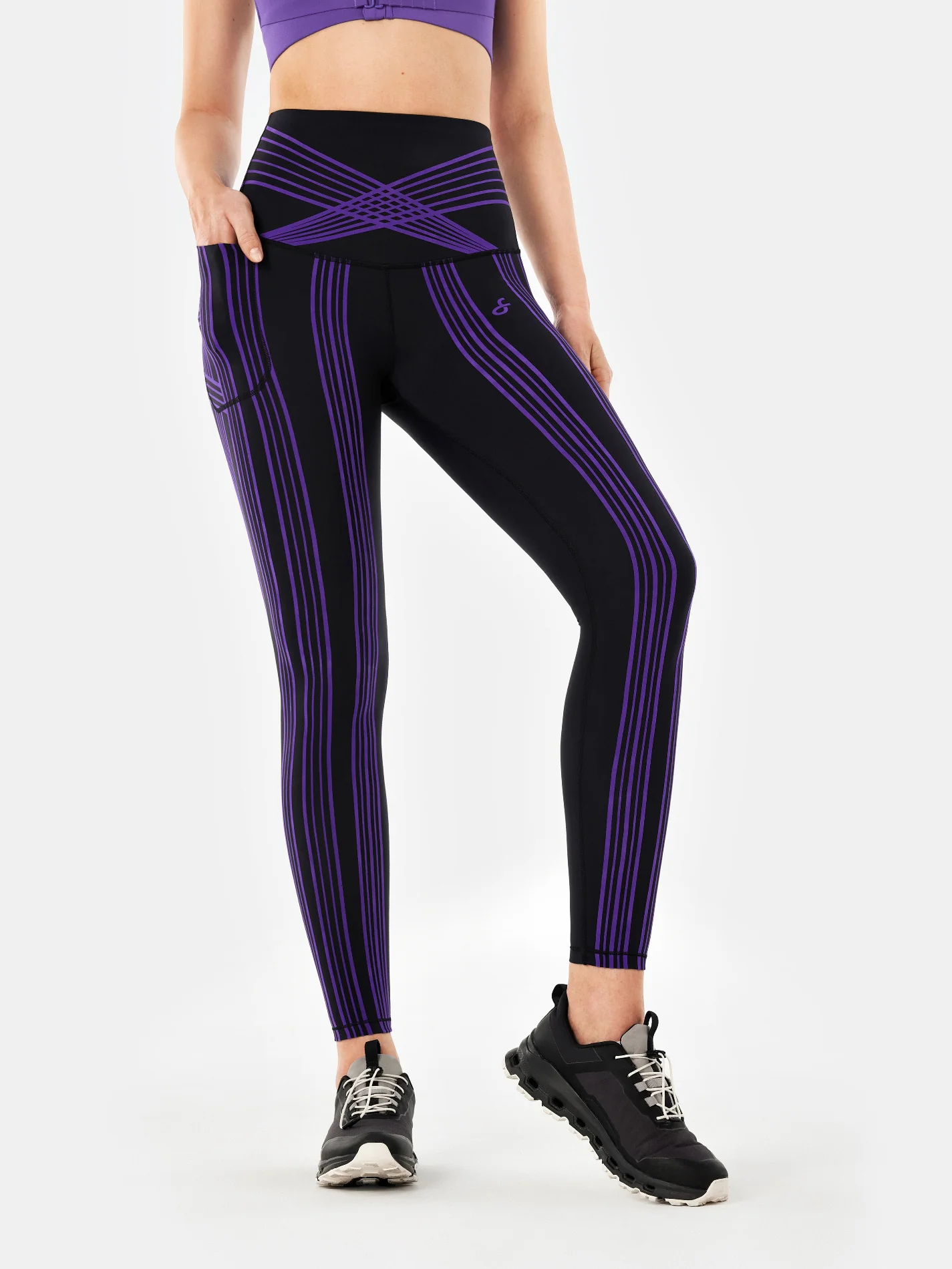 PowerBand Resistance High Intensity Leggings (Reversible Wear) - Image 4
