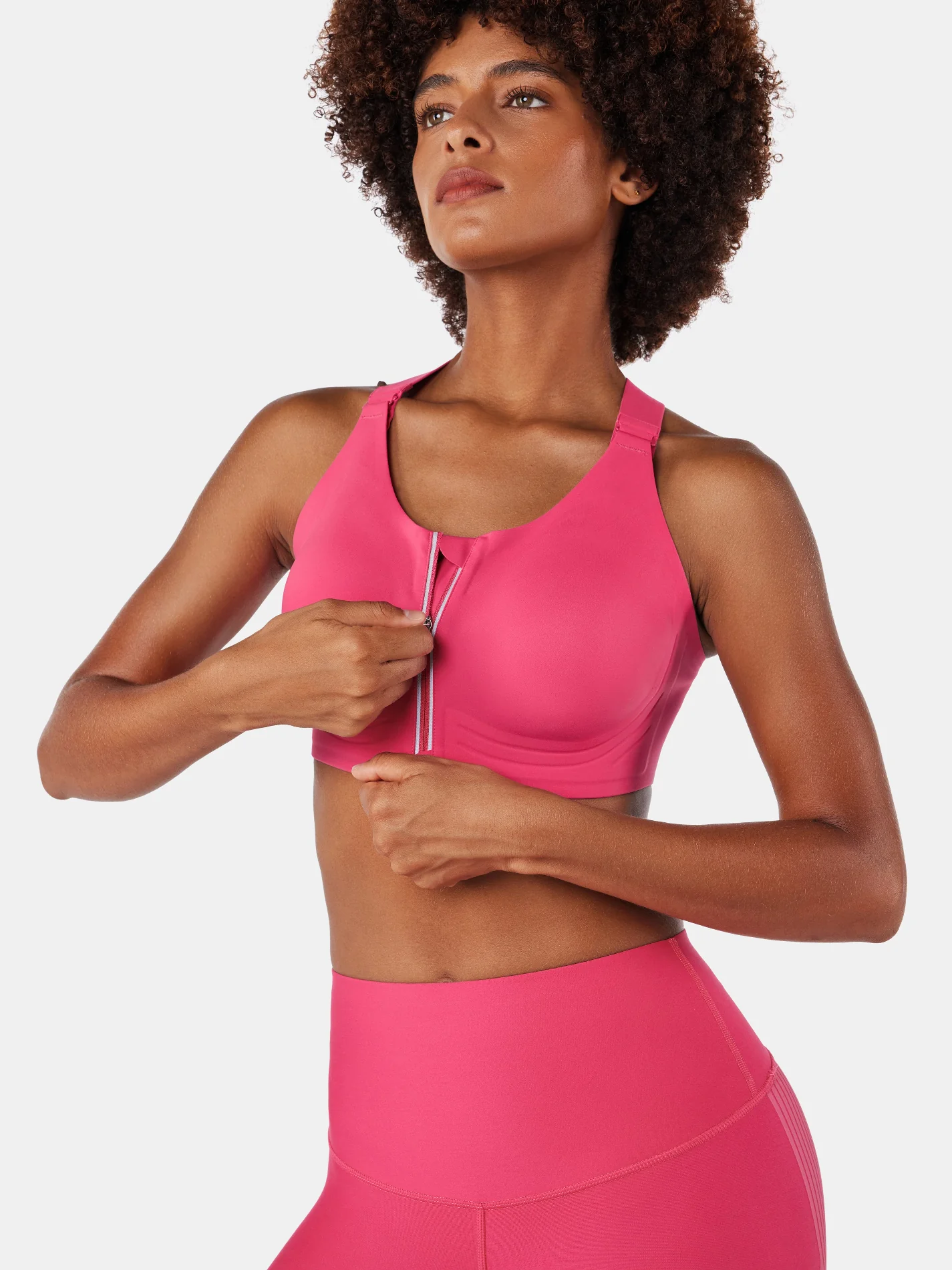 SpeedDry™ Front Zip Sports Bra - Image 5